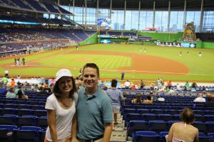 With Amy on our honeymoon!